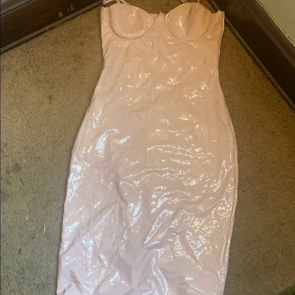 Latex Pink Dress